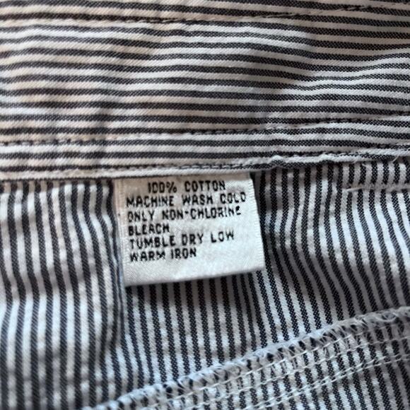 Talbots Woman Seersucker Skirt 12W Preppy Vacation Beachy Cruise Resort Summer - Picture 6 of 6